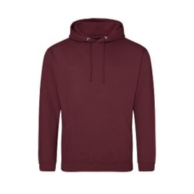 AWDis JH001 College hoodie Burgundy Smoke.