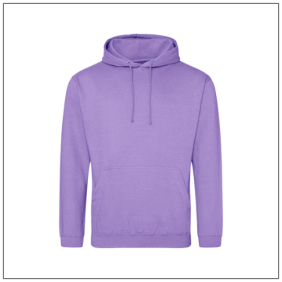 Uniseks College Hoodie JH001 Digital Lavender - BBshirts.nl