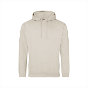 Uniseks College Hoodie JH001 Natural Stone - BBshirts.nl