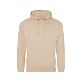 Uniseks College Hoodie JH001 Nude - BBshirts.nl