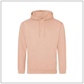 Uniseks College Hoodie JH001 Peach Perfect - BBshirts.nl