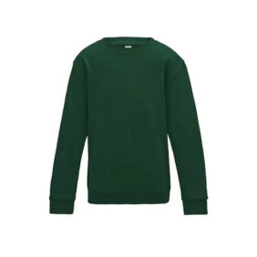 AWDis Kids Sweater JH030J -Bottle Green.