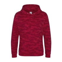 Camo hoodie red JH014