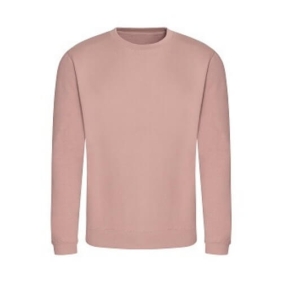 AWDis sweater JH030 Dusty Pink.