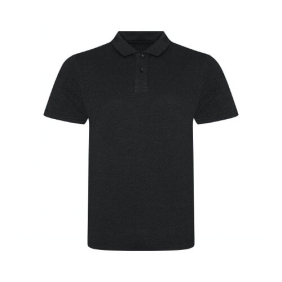 AWDis Tri Blend Polo JP001 Heather Black