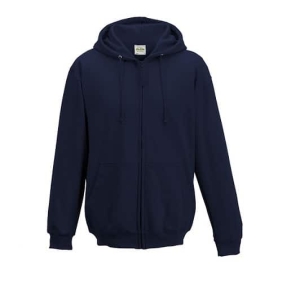 Hoodie met rits JH050 - New french navy.