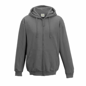 Hoodie met rits JH050 - Steel grey.