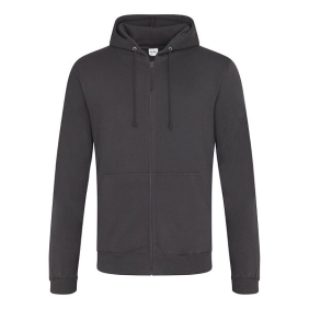 Hoodie met rits JH050 - Storm Grey.