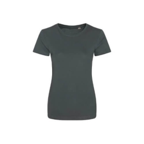 Cascades Organic Womens Tee EA001F Charcoal.