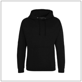 College hoodie JH001 Black Smoke - BBshirts.nl