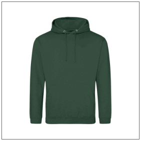 Unisex College Hoodie JH001 Bottle Green - BBshirts.nl