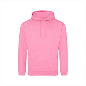 College Hoodie JH001 Candy Floss Pink - BBshirts.nl