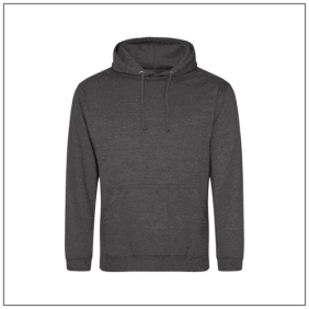 College Hoodie JH001 Charcoal - BBshirts.nl