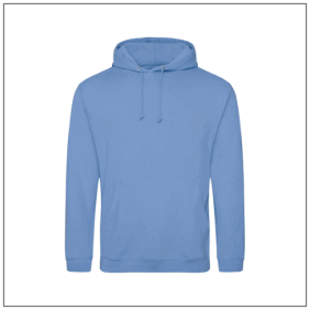 College Hoodie JH001 Cornflower Blue - BBshirts.nl
