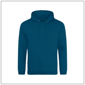 College hoodie JH001 Deep Sea Blue - BBshirts.nl