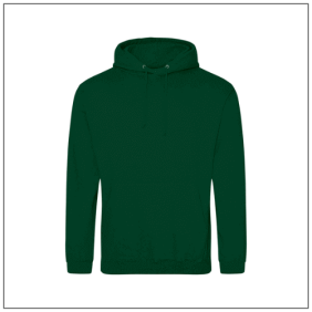 College Hoodie JH001 Forest Green - BBshirts.nl