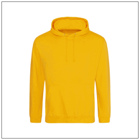 College Hoodie JH001 Gold - BBshirts.nl