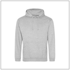 College Hoodie JH001 Heather Grey - BBshirts.nl