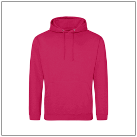 Hot pink College Hoodie JH001 - BBshirts.nl