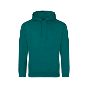 Jade green College Hoodie JH001 - BBshirts.nl