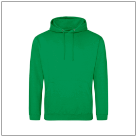 Kelly green College Hoodie JH001 - BBshirts.nl