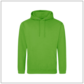 Lime groene College Hoodie JH001 - BBshirts.nl