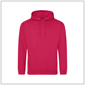 Lipstick pink College Hoodie JH001 - BBshirts.nl