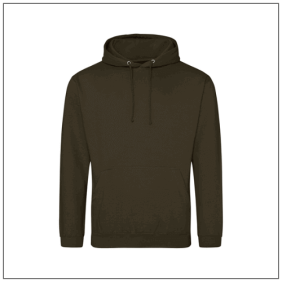 Olive green College Hoodie JH001 - BBshirts.nl