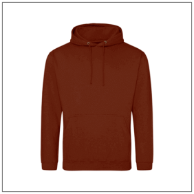 College Hoodie JH001 Red Rust -BBshirts.nl