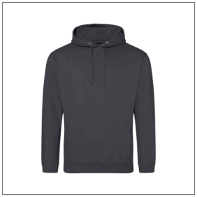 Uniseks College hoodie JH001 Shark Grey - BBshirts.nl