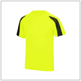 Contrast Cool T JC003 Electric Yellow - Jet Black.