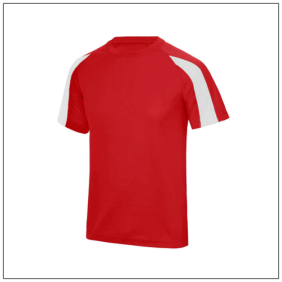 Cool T JC004 Fire Red - Arctic White