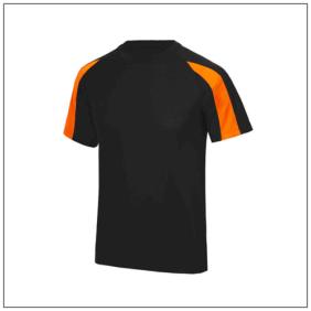 Contrast Cool T JC003 Jet Black - Electric Orange