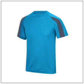 Contrast Cool T JC003 Sapphire Blue - Charcoal