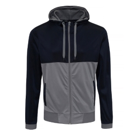 Cool Retro TRack Zoodie JC061 - French navy / Sports Grey