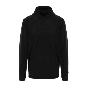 Corcovado Organic Hoodie EA041 – Duurzaam, stijlvol en hoogwaardig comfort Kleuren Jet black