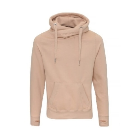 Cross Neck Hoodie JH021 - Nude