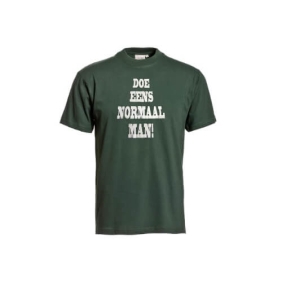 Doe eens normaal man tshirt.