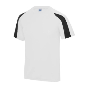 Dri-Fit kids contrast Cool-T Arctic white-Jet black.