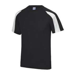 Dri-Fit kids Contrast Cool-T JC003J Jet black-Arctic white.