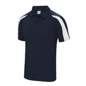 Contrast Cool Polo JC043 - New french navy Arctic white.