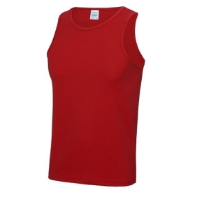 Dri-Fit heren singlet jc007, - Fire Red