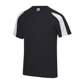 Dri-Fit Contrast Cool T JC003 - Jet Black - Arctic White.