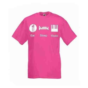 Eat sleep music tshirt