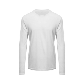 Erawan Organic Long Sleeve T EA021 Arctic white.