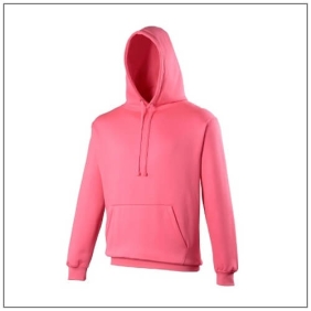AWDis Fluor pink hoodie JH004