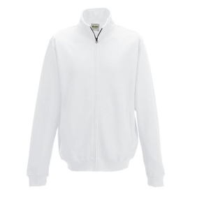 AWDis full zip sweater arctic white jh047