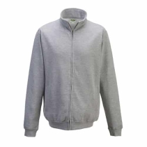 full zip sweater heather grey jh047