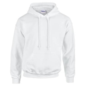 Gildan hoodie 18500 white