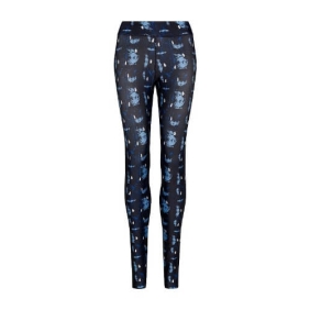 Girlie Cool Printed Legging JC077 - Abstract Bue